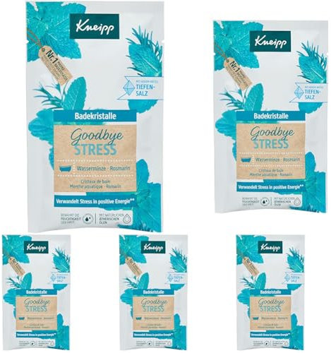Kneipp Badekristalle Goodbye Stress, 60 g (Packung mit 5)