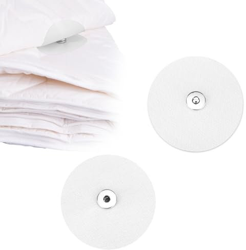 lasuroa 30pcs Duvet Snaps, Duvet Cover Fasteners Iron On Duvet Snaps Duvet Cover Corner Holder Holds Your Comforter Pins Clips in Place Prevent Shifting Press Studs Poppers for Duvet