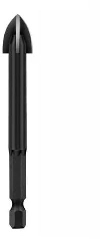 1 stück 3-12mm Kreuz Dreieck Bohrer Sechskantschaft Spiralbohrer Hartmetall Hex Griff Glaskeramik Ziegel Bohrer Holzbearbeitungswerkzeuge(4mm)