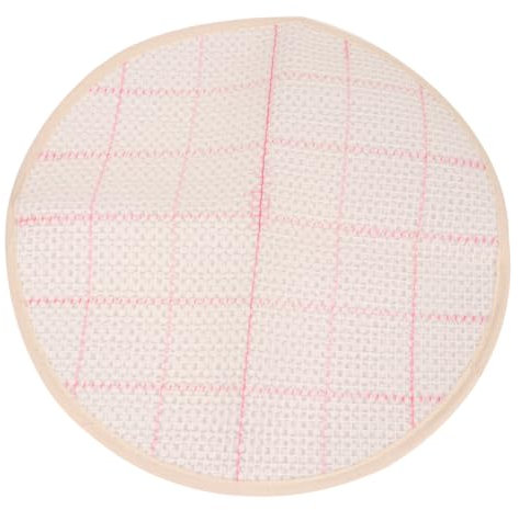 Lurrose 1stk Teppichstickstoff Selber Machen Flickenteppiche Teppichhaken Aus Wolle Stickerei Bestickt Lustiges Teppichherstellungsmaterial Mehrzweck-teppichtuch Weiß
