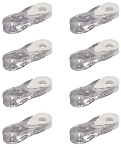 Sharplace 8x poids de cordon de rideau, pendentifs de ficelle de traction, accessoires universels transparents pour stores
