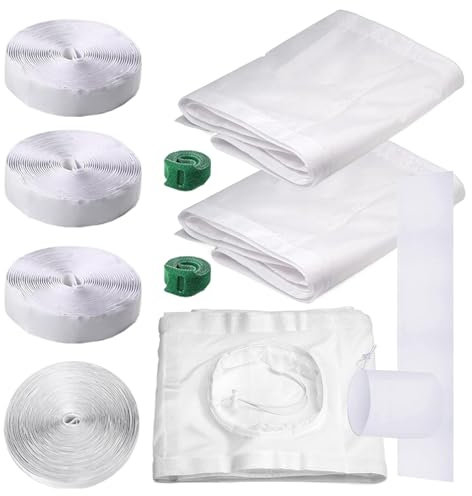 Ungtyb Ac Window Seal, Weather Proofing Insulation Kit, Energy Saving Design, Sliding Window Seal Easy Installation for Portabled Air Conditioners and Exhaust Hose, 5.9 Zoll
