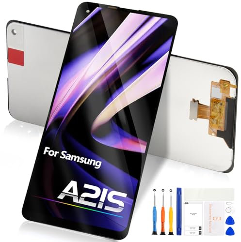 Bildschirm für Samsung Galaxy A21s A217F LCD Display - für Samsung A21s LCD Touchscreen Digitizer SM-A217F A217M A217F/DS Glas Panel Full Montage Reparatur Kits (nicht für A21)