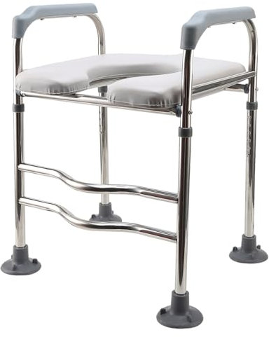 SOONHUA Rialzo wc per anziani, Comoda wc alzawater per anziani, Rialzo per sedile WC con regolabile in altezza, per anziani, disabili, donne incinte