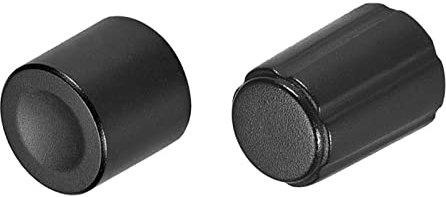 QUARKZMAN 6mm Potentiometer Control Knobs Acrylic Volume Tone Knobs 11.5x15mm and 19x17mm Black 10Set