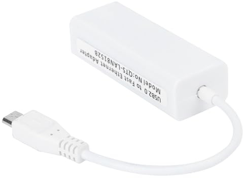 Ausla Adattatore Ethernet, Cavo di Rete da Micro USB a RJ45, 100 Mbps Connessione Veloce su Dispositivi Compatibili