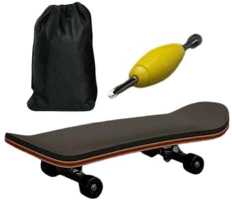 Fingerboard Spielzeug - Tragbares Holzspiel, Mini-Skateboard mit Holzfingern für Tricks und Spaß, Sportdekorationen für Schreibtisch und Desktop | Mädchen Student A