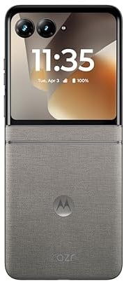 Motorola razr 70 con 3 anni di garanzia (8/256GB, Doppia fotocamera 50MP, Display interno FHD+ 6.9 120Hz e esterno 3.62, Android 16), PANTONE Hematite