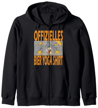 offizielles Bier Yoga Outfit, Freunde Yogamatte Yogafigur Kapuzenjacke