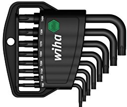 Wiha Stiftschlüssel Set im Classic Halter TORX® Tamper Resistant (mit Bohrung) 8-tlg. brüniert (36462)