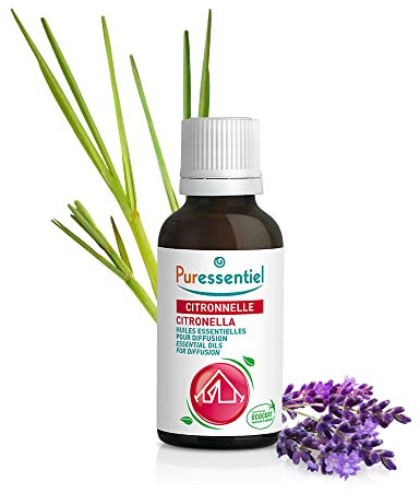 Puressentiel –Anti-Stich -Ätherische Öle zur Diffusion -Zitronengras -100 Prozent rein und natürlich -30 mlAnti-Stich -Ätherische Öle zur Diffusion -Zitronengras -100 Prozent rein und natürlich -30 ml