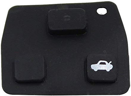 Pannello in gomma a 2 e 3 pulsanti, per chiave telecomando Toyota