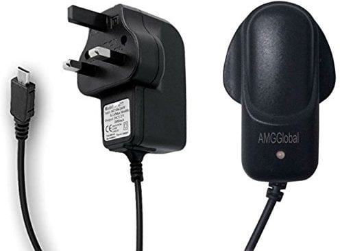 2000mAh CE Approved Universal Micro USB Mains Charger for Various Phone Models BlackBerry HTC LG Nokia Samsung Galaxy and Sony Ericsson Moto G Google Nexus Android/Windows Smartphones External Battery