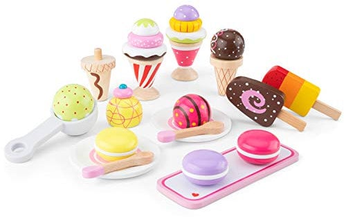 New Classic Toys - 10630 - Kinderrollenspiele - Eiscreme Set, 3 Jahre to 8 Jahre