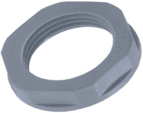 Lapp Gegenmutter SKINTOP GMP-GL-M16x1,5BK9005, Kunststoff, Polyamid, metrisch, PG 16, 1,5 mm, Schwarz