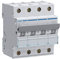 disjoncteur hager - 4 pôles - 63a - 6ka - courbe c - vis/vis