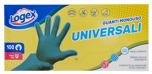 Scatola 100 guanti in polietilene tg. Universale