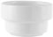 H&H 55085 Set 6 Tasses à Fondue Céramique Blanche Empilables 8 Cm