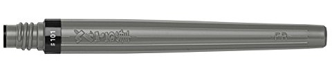 Pentel FRP-101X Colour Brush Nachfüllpatrone, pigmentiert, Schwarz, 1 Stück