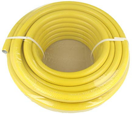 SUNTOS Qualitäts-Wasserschlauch Gartenschlauch 1/2 Zoll x 20 m Länge, gelb