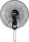 GEEPAS 18-Inch Wall Mounted Fan | 60W Electric Cooling Fan for Home or Office Use | 3 Speed Settings with Oscillating/Rotating Feature | 3 Leaf AS Blades, Self-Over-Heat Protection | 2 Year Warranty