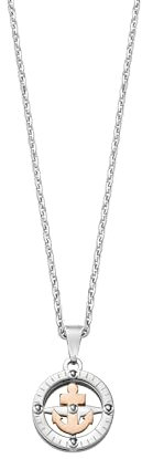 Morellato Collana da uomo, Collezione VERSILIA, in acciaio, pvd oro rosa - SAHB01