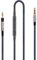 Audiokabel-Ersatz – kompatibel mit Sennheiser HD6 Mix, HD 7 DJ, HD 8 DJ-Kopfhörer und kompatibel mit iPhone mit integriertem Mikrofon und Lautstärkeregler