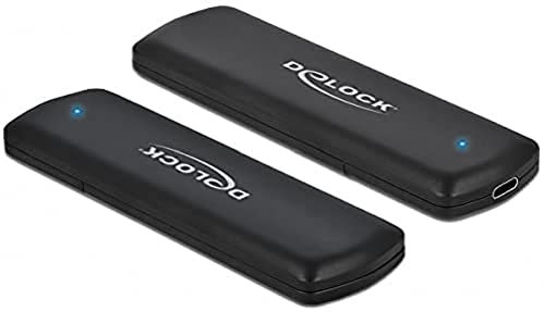 DeLOCK 42615 Caja para Disco Duro Externo M.2 Caja Externa para Unidad DE Estado Sã“Lido (SSD) Negro