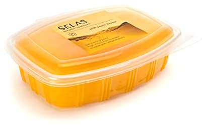 paraffina alla pesca 1.300ml (980g) SELAS. Per trattamenti terapeutici ed estetici di mani e piedi. Riscaldata, idratante.