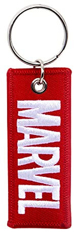 Plasticolor Porte-clés brodé logo briques Marvel 004519R01