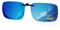 Goiteia Polarisierte Sonnenbrille Clip für Brillenträger - Sonnenbrille Zum Aufstecken Polarisiert, Sonnenbrillen Aufsatz Brille Damen Herren