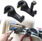 URAQT Car Back Seat Hook, 2 in 1 Car Hooks for Bags, 2 Pack Car Headrest Hooks with Phone Holder, 360° Rotation Car Headrest Hidden Hook, Heavy Duty Car Accessories for Cloth Grocery Bag, Handbag
