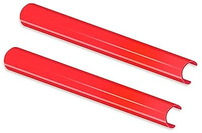 ihreesy 2 Stück Auto Kühlergrill Einsatz Trim,Grill Grille Einsätze Abdeckung Dekoration Zubehör Trim Kompatibel für 1/2/3/4/5/6/7er F20 F30 F31 F34 F32 F33 F36 G30 G31 G38,Rot