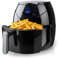 Ex-Pro 6.5L Hot Air Fryer for Healthy Low Fat Cooking, with Adjustable Temperature, Digital Display Control, 12 Presets and 60 Minute Timer, 1800W - Black