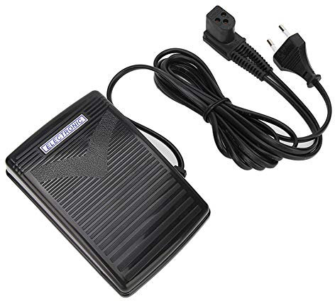 Fyearfly Nähmaschine Fußpedal Controller, Fußpedal und Netzkabel 220 V Elektronische Fußsteuerung mit Kabel Nähmaschinenteile für Singer 974