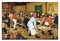 Die Bauernhochzeit – von Pieter Bruegel der Ältere Malerei, Kunst, Poster und Wandkunst, Bilddruck, moderne Familiendekoration, Poster, 20 x 30 cm