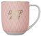DRAEGER PARIS 1886 - Taza Cerámica Super Hija - Diseño Elegante con Mensaje en Oro Caliente - Azul/Rosa - 320 ml - Apta para Lavavajillas - Ideal Decoración y Detalle Especial