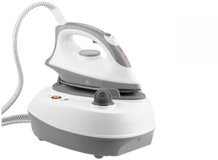 Sichler Haushaltsgeräte Dampf-Bügelstation: Dampfbügelstation, 3 bar, Edelstahl-Bügelsohle (Versandrückläufer) (Dampf-Bügeleisen, Bügelstation, Kompakt, Bettwäsche)
