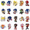 Yumcute Shoe Charms for Crocs - 20PCS Accessories, Sonic Charms for Kids, Shoe Decoration, DIY Accessories for Boys Girls