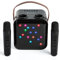 Karaoke Machine & Portable Speaker with Wireless Microphones & Lights. Mr Entertainer Nano