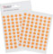 Blick Etiketten, Orange, selbstklebende Aufkleber, farbiger Punkt, Kreise, 8 mm, 490 Etiketten, für Zuhause, Büro, Familie, Schule, Urlaubskalender, Organisation, Planer, Belohnungstabelle,