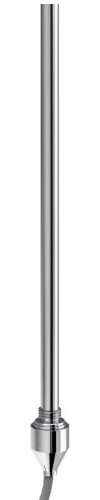 AQUAWORLD Standard Heating Element for Heated Towel Rail Chrome Finish Heating Element for Towel Warmer Radiator - 400 Watts
