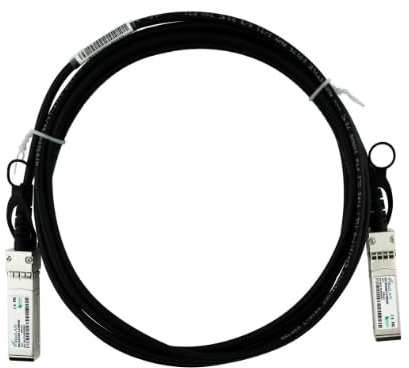 Atto CBL-0130-001 kompatibles Direct Attach Kabel (DAC) als passive 40 Gigabit Twinaxial Kupfer Variante, mit QSFP auf QSFP Verbindung, für den Anschluss von Hardware in Racks und über benachbarte Rac