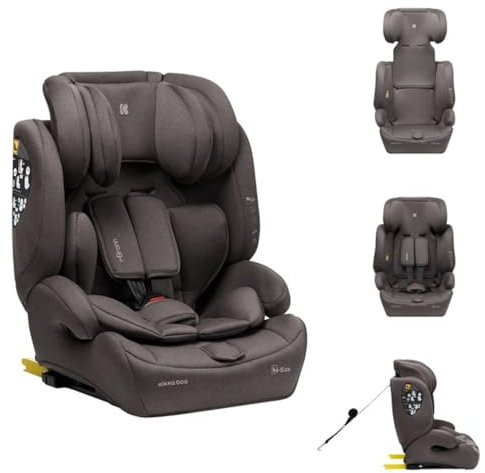 Kikkaboo Kindersitz I-Bronn i-Size (76-150cm) Isofix, Top Tether, Kissen, Gurt beige