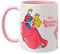 Widdop and Co. - Disney La Bella Addormentata - Tazza Aurora - Tazza in gres porcellanato smaltato rosa/bianco - Licenza ufficiale Disney Merchandise (325 ml).