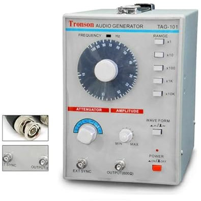 QZCX AC 100-240V TAG-101 Sorgente Segnale generatore di Segnale Audio a Bassa frequenza 10Hz-1MHz Funzionamento Semplice Adatto ai Principianti