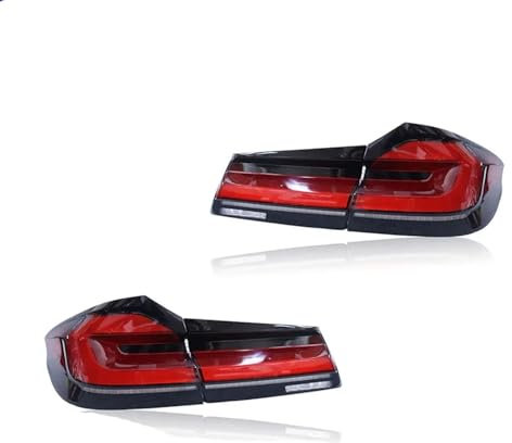 LiuROSE Auto wasserdichte Rückleuchten für BMW 530 540 M5 F90 2017-2022,Auto Innen Rücklicht Parkplatz Bremse Lampe Signal Lampe Ersetzen Zubehör