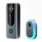 GuardianBell Pro – Smart WiFi Doorbell & Security Cam in One, Auto Snapshots and Local Recordings, Motion Alerts (Black)
