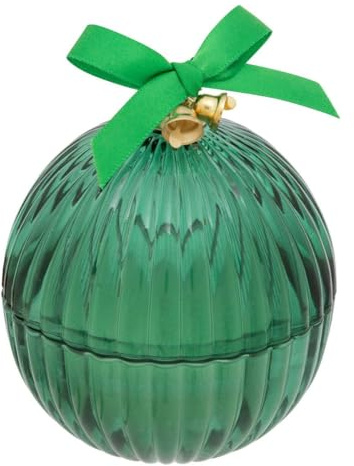 Feeric lights et christmas - Bougie parfumée boule de Noël 50g assorti - Vert