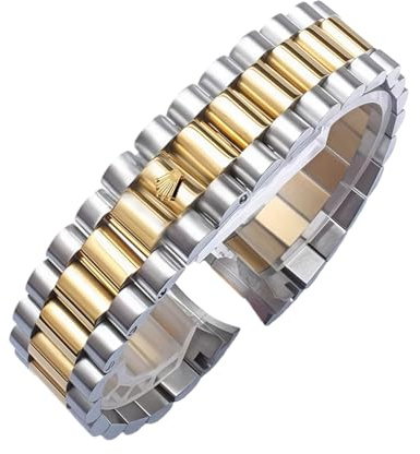 13-21mm Damen Edelstahlband für Rolex Oyster Perpetual Datejust | Damen Metall Handgelenk Band Rundanstoß Casual Dress Damen